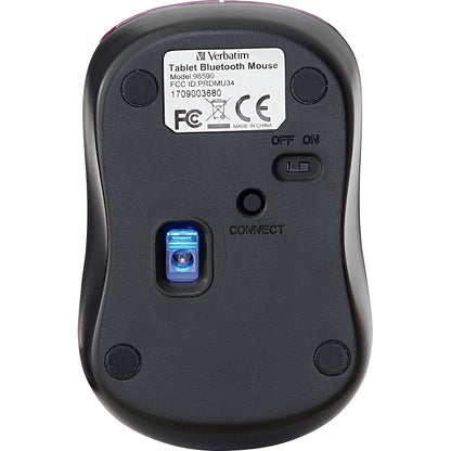 Souris sans fil Bluetooth® Verbatim Multi-Trac à LED bleue - Garnet 70240