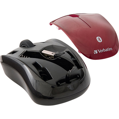 Souris sans fil Bluetooth® Verbatim Multi-Trac à LED bleue - Garnet 70240