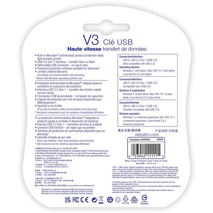 Clé USB Verbatim Store 'n' Go V3 70900
