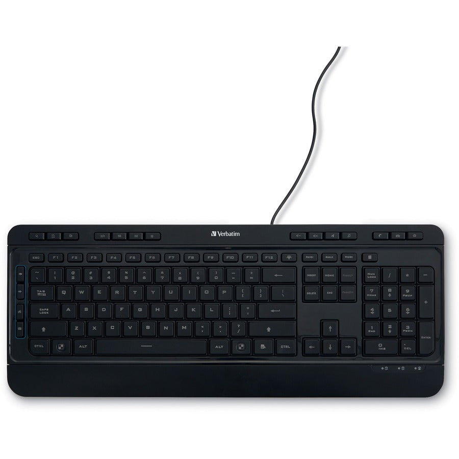 Clavier filaire éclairé Verbatim 99789