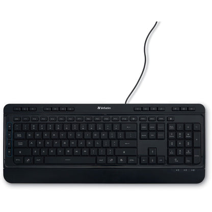 Clavier filaire éclairé Verbatim 99789