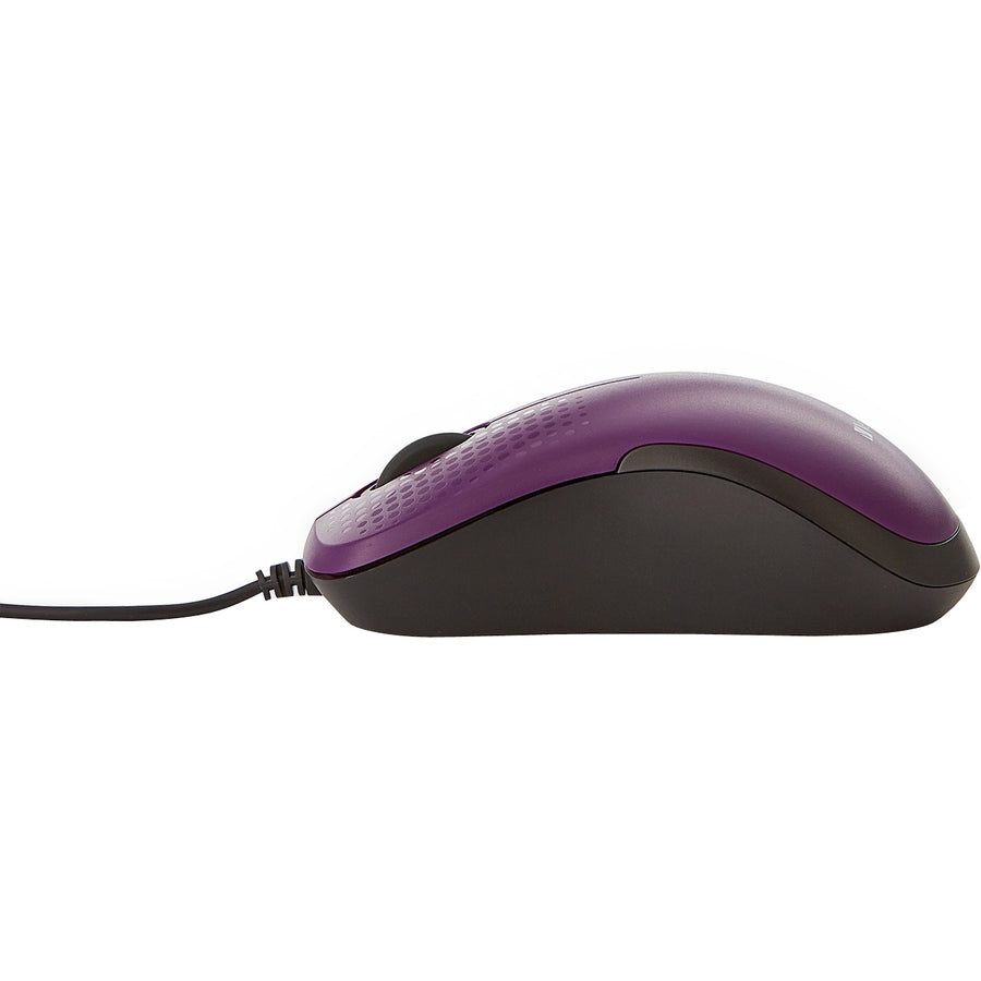 Souris optique filaire silencieuse Verbatim - Violet 70235