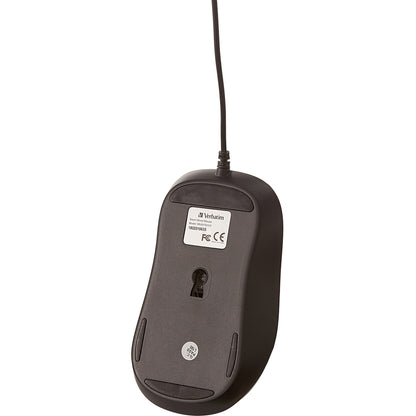 Souris optique filaire silencieuse Verbatim - Violet 70235