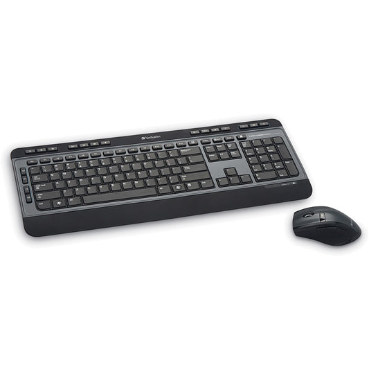 Clavier multimédia sans fil Verbatim et souris à 6 boutons - Noir 99788