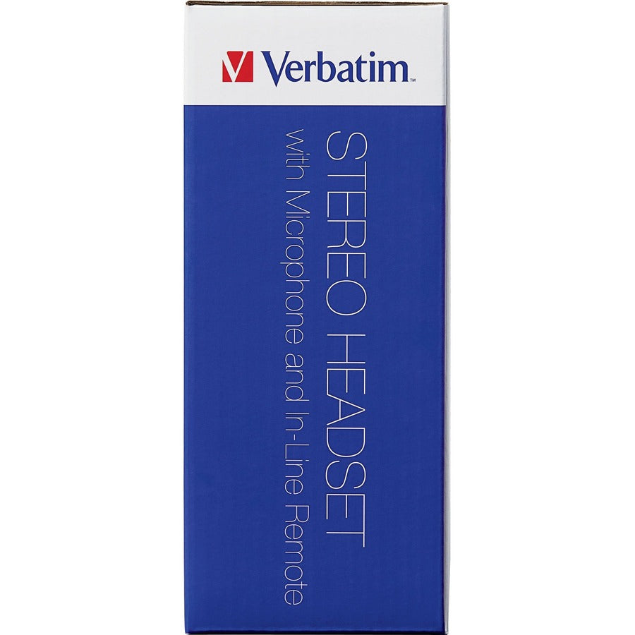 Casque stéréo Verbatim avec microphone et télécommande en ligne 70723