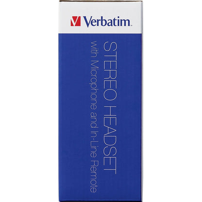 Casque stéréo Verbatim avec microphone et télécommande en ligne 70723