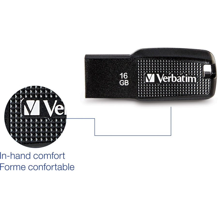 Clé USB Ergo 16 Go Verbatim - Noir 70875