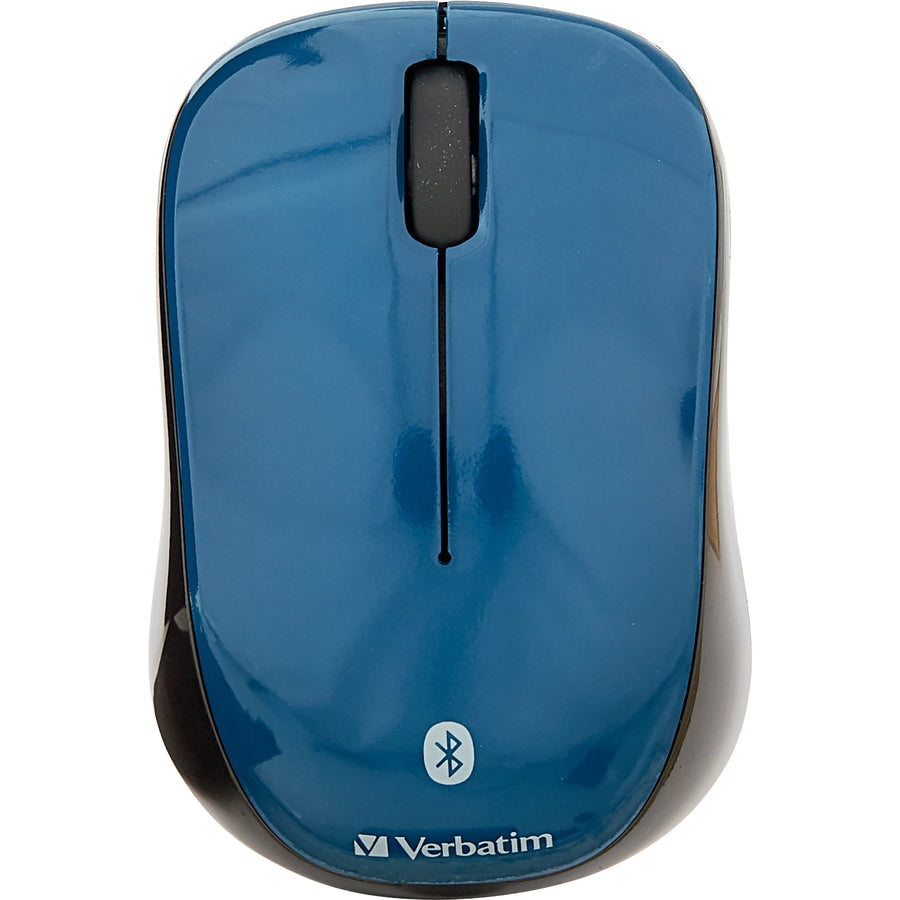 Souris sans fil Bluetooth® Verbatim Multi-Trac à LED bleue - Bleu sarcelle foncé 70239