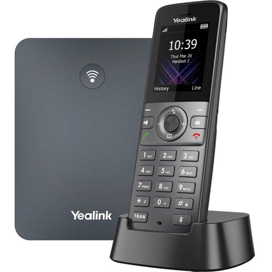 Téléphone IP Yealink W73P - Sans fil - Filaire - DECT - Montage mural, Bureau - Gris sidéral, Gris classique W73P