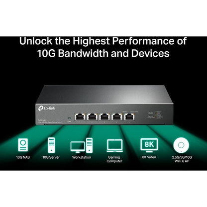 Commutateur multi-gigabit non géré 10G de TP-Link TL-SX105