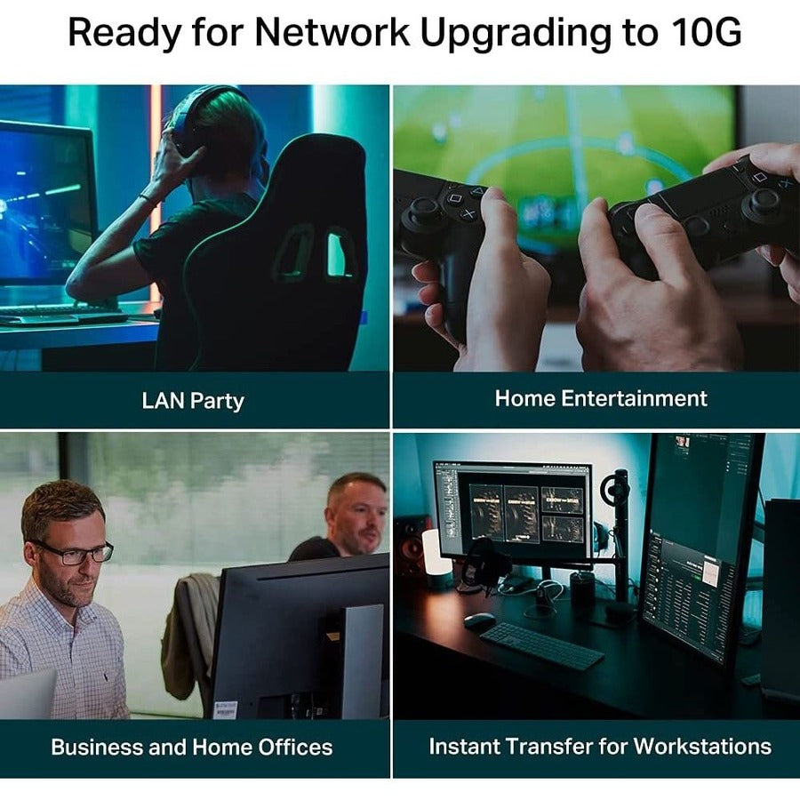 Commutateur multi-gigabit non géré 10G de TP-Link TL-SX105