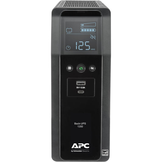 Onduleur Back-UPS Pro BN 1350VA de Schneider Electric, 10 prises, 2 ports de chargement USB, AVR, interface LCD BN1350M2