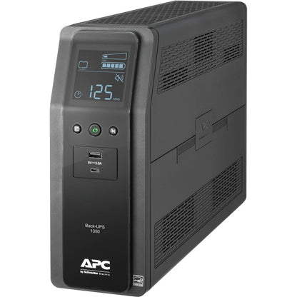 Onduleur Back-UPS Pro BN 1350VA de Schneider Electric, 10 prises, 2 ports de chargement USB, AVR, interface LCD BN1350M2