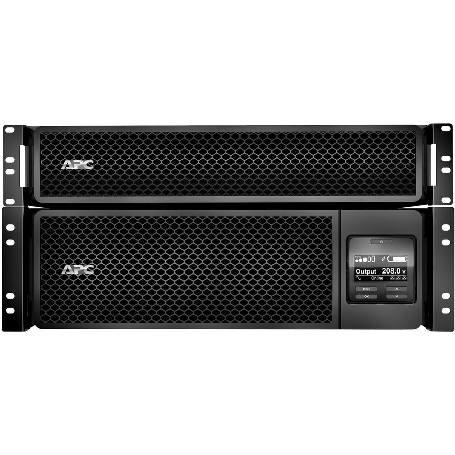 Onduleur Smart-UPS SRT 5000 VA RM 208 V à 120 V 2U avec transformateur abaisseur SRT5KRMXLT-5KTF d'APC by Schneider Electric