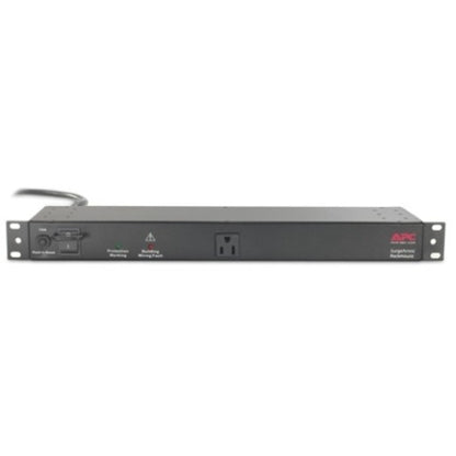 APC SurgeArrest 9-Outlets Surge Suppressor - Receptacles: 9 x NEMA 5-15R - 1700J NET9RMBLK