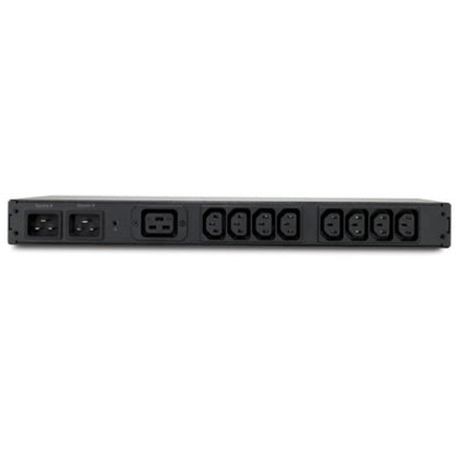 APC by Schneider Electric Rack ATS, 208V, 20A, C20 in, (8) C13 (1) C19 out AP4434