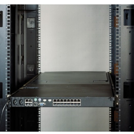 APC by Schneider Electric Rack Mount for KVM Switch, Rack - Black - TAA Compliant KVM-LCDMOUNT