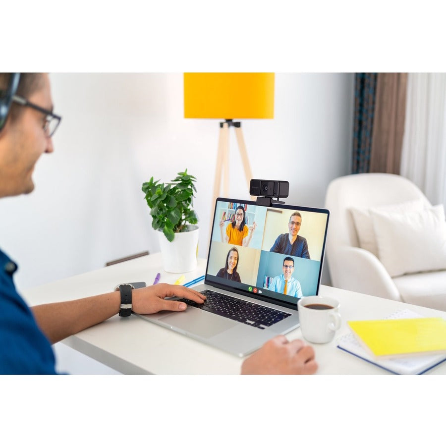 Webcam Kensington W1050 - 2 mégapixels - 30 ips - Noir - USB Type A - Vente au détail K80250WW