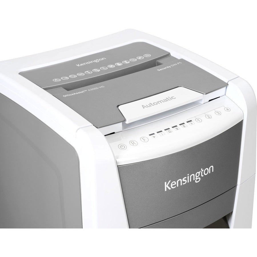 Destructeur de documents à alimentation automatique Kensington OfficeAssist A3000-HS antibourrage Micro Cut K52051AM