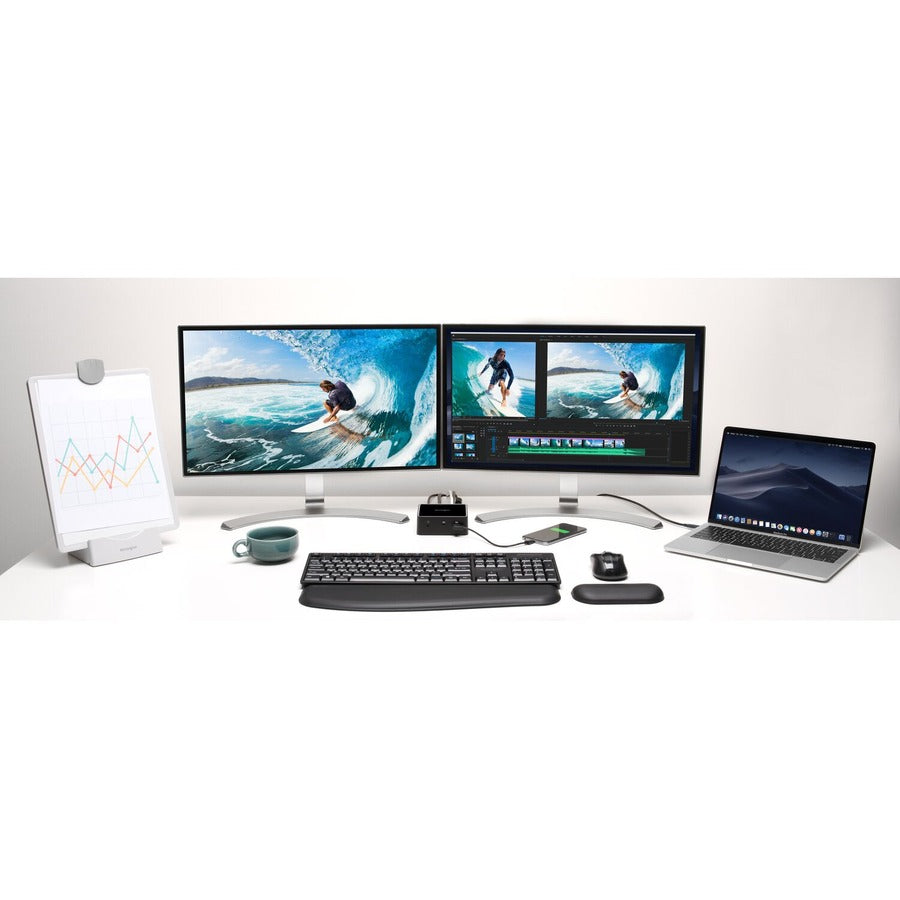 Kensington SD2400T Thunderbolt 3 Dual 4K Nano Dock with Power Delivery K38390NA