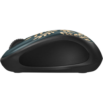 Souris sans fil édition limitée Logitech Design Collection avec motifs colorés - Récepteur USB Unifying, autonomie de 12 mois de la pile AA, portable et légère, Plug &amp; Play facile avec compatibilité universelle - GOLDEN GARDEN 910-006117