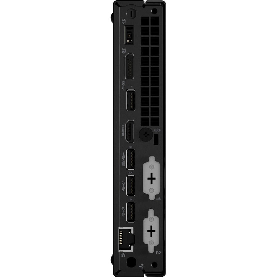 Ordinateur de bureau Lenovo ThinkCentre M70q Gen 3 11T300AMUS - Intel Core i5 12e génération i5-12400T Hexa-core (6 cœurs) 1,80 GHz - 8 Go de RAM DDR4 SDRAM - Disque dur 1 To - Minuscule - Noir 11T300AMUS