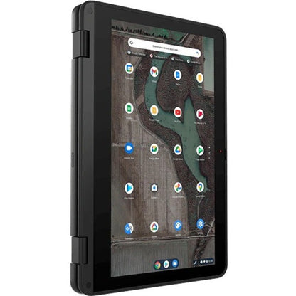 Lenovo 500e Chromebook Gen 3 82JB0002US Chromebook 2 en 1 tactile 11,6" - HD - 1366 x 768 - Intel Celeron N5100 Quad-core (4 Core) 1,10 GHz - 8 Go de RAM totale - 64 Go de mémoire flash - Gris 82JB0002US