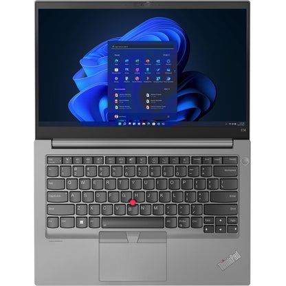 Ordinateur portable Lenovo ThinkPad E14 Gen 4 21E3008GCA 14" - Full HD - 1920 x 1080 - Intel Core i5 12e génération i5-1235U Deca-core (10 cœurs) - 16 Go de RAM totale - 8 Go de mémoire embarquée - 256 Go SSD - Mineral Metallic 21E3008GCA
