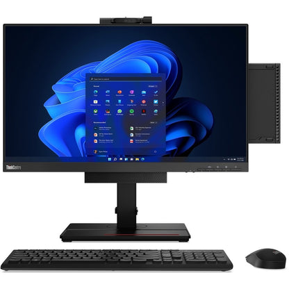 Ordinateur de bureau Lenovo ThinkCentre M70q Gen 3 11T3000MUS - Intel Core i7 12e génération i7-12700T Dodeca-core (12 cœurs) - 16 Go de RAM DDR4 SDRAM - 256 Go NVMe M.2 PCI Express PCI Express NVMe 4.0 SSD - Minuscule - Noir 11T3000MUS