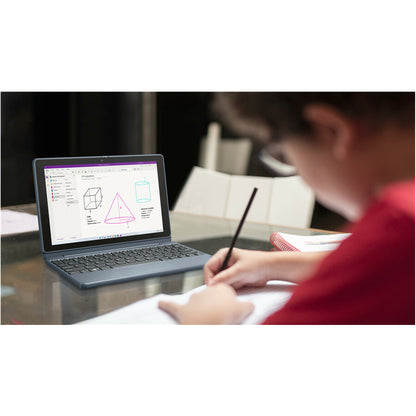 Ordinateur portable 2 en 1 détachable à écran tactile Lenovo 10w 82ST0002US 10,1" - WUXGA - 1920 x 1200 - Qualcomm Octa-core (8 cœurs) 2,55 GHz - 8 Go de RAM totale - 8 Go de mémoire embarquée - 128 Go de mémoire flash - Bleu abysse 82ST0002US