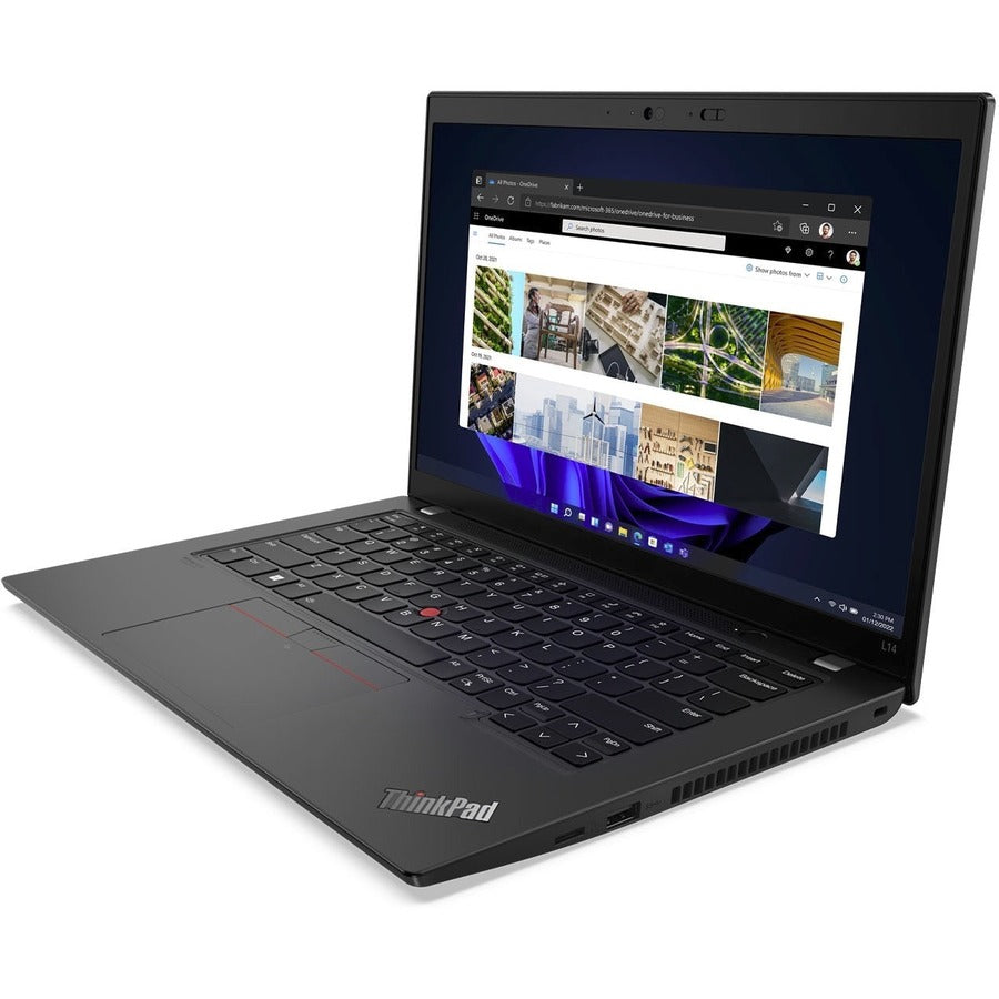 Ordinateur portable Lenovo ThinkPad L14 Gen 3 21C1004GCA 14" - Full HD - 1920 x 1080 - Intel Core i5 12e génération i5-1245U Deca-core (10 cœurs) - 8 Go de RAM totale - SSD 256 Go - Thunder Black 21C1004GCA