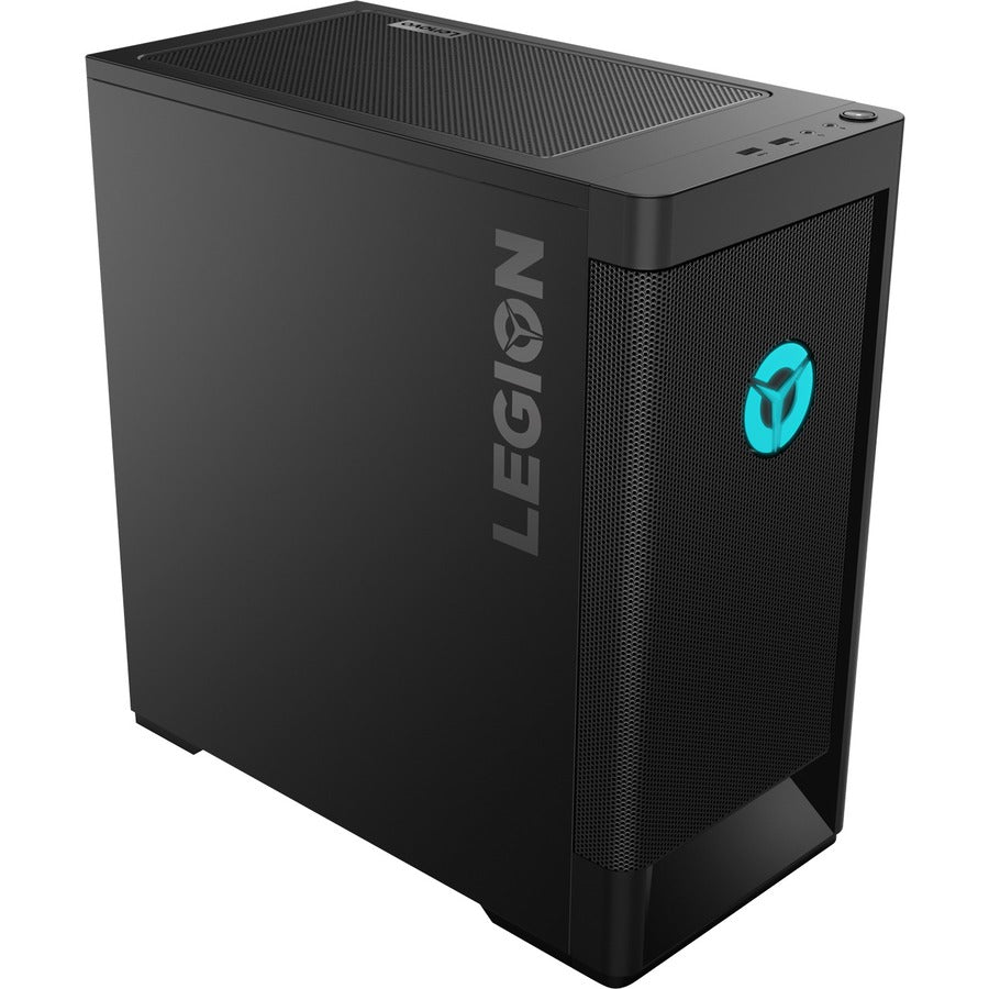 Ordinateur de bureau de jeu Lenovo Legion T5 26IOB6 90RS000NUS - Intel Core i7 11e génération i7-11700 Octa-core (8 cœurs) 2,50 GHz - 16 Go de RAM DDR4 SDRAM - Disque dur 1 To - SSD M.2 PCI Express NVMe 1 To - Tour - Noir 90RS000NUS