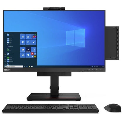 Ordinateur de bureau Lenovo ThinkCentre M75q Gen 2 11JJ000GCA - AMD Ryzen 3 4350GE Quad-core (4 cœurs) 3,50 GHz - 4 Go de RAM DDR4 SDRAM - Disque dur 1 To - Minuscule - Noir corbeau 11JJ000GCA