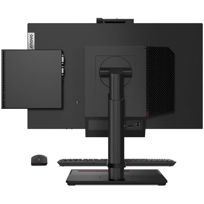 Ordinateur de bureau Lenovo ThinkCentre M75q Gen 2 11JJ000GCA - AMD Ryzen 3 4350GE Quad-core (4 cœurs) 3,50 GHz - 4 Go de RAM DDR4 SDRAM - Disque dur 1 To - Minuscule - Noir corbeau 11JJ000GCA