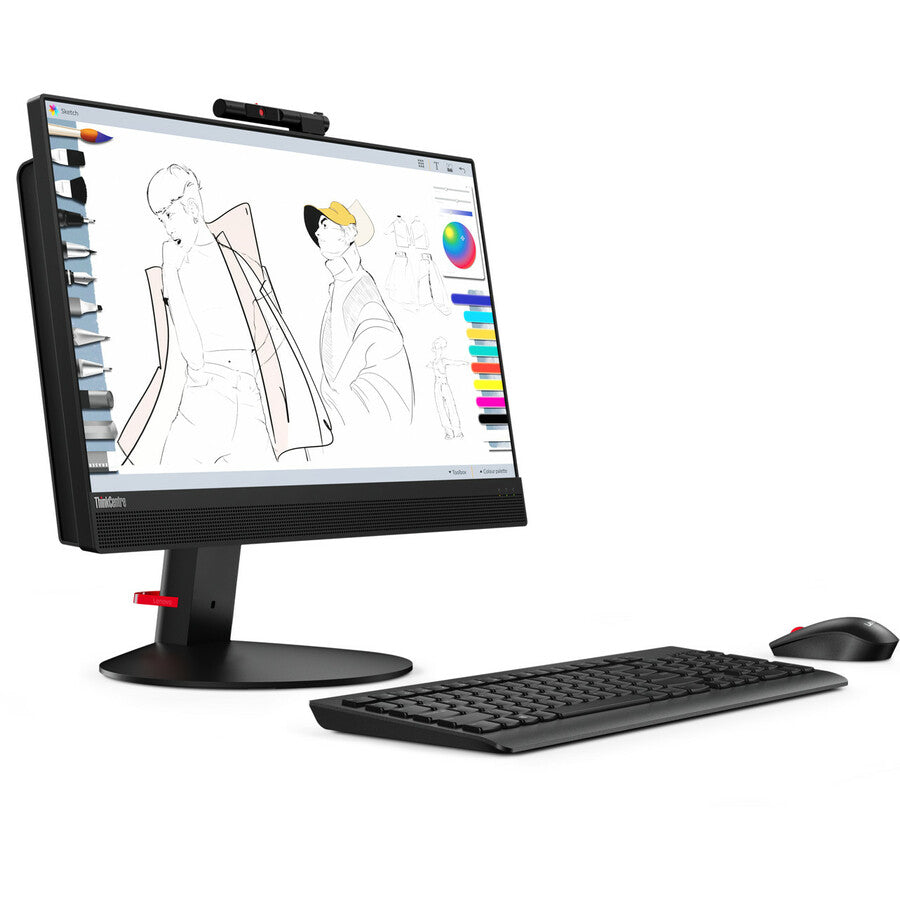 Ordinateur tout-en-un Lenovo ThinkCentre M820z 10SC000QUS - Intel Core i5 8e génération i5-8400 2,80 GHz - 8 Go de RAM DDR4 SDRAM - Disque dur 500 Go - Écran tactile 21,5" 1920 x 1080 - Bureau - Noir professionnel 10SC000QUS