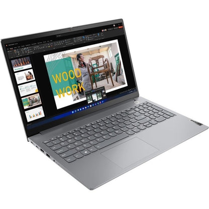 Ordinateur portable Lenovo ThinkBook 15 G4 IAP 21DJ000TUS 15,6" - Full HD - 1920 x 1080 - Intel Core i3 12e génération i3-1215U Hexa-core (6 cœurs) - 8 Go de RAM totale - 8 Go de mémoire embarquée - SSD 256 Go - Gris minéral 21DJ000TUS
