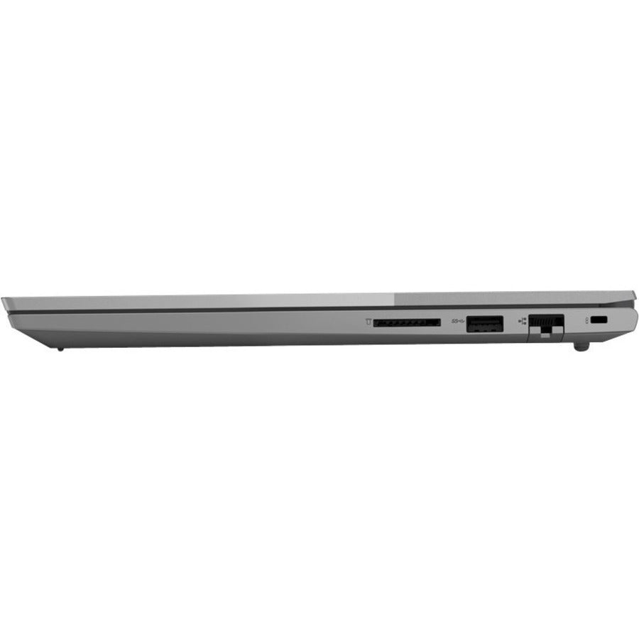 Ordinateur portable Lenovo ThinkBook 15 G4 IAP 21DJ000TUS 15,6" - Full HD - 1920 x 1080 - Intel Core i3 12e génération i3-1215U Hexa-core (6 cœurs) - 8 Go de RAM totale - 8 Go de mémoire embarquée - SSD 256 Go - Gris minéral 21DJ000TUS