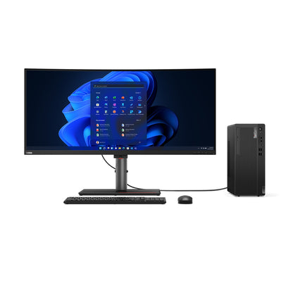 Ordinateur de bureau Lenovo ThinkCentre M80t Gen 3 11TE001BUS - Intel Core i9 12e génération i9-12900 Hexadéca-core (16 cœurs) - 16 Go RAM DDR5 SDRAM - 1 To NVMe M.2 PCI Express PCI Express NVMe 4.0 x4 SSD - Tour - Noir 11TE001BUS