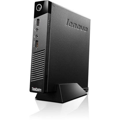 Ordinateur de bureau Lenovo ThinkCentre M53 10DC001HUS - Intel Pentium J2900 Quad-core (4 cœurs) 2,41 GHz - 4 Go de RAM DDR3L SDRAM - 180 Go Serial ATA/300 SSD - Tiny - Business Black 10DC001HUS