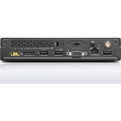 Ordinateur de bureau Lenovo ThinkCentre M53 10DC001HUS - Intel Pentium J2900 Quad-core (4 cœurs) 2,41 GHz - 4 Go de RAM DDR3L SDRAM - 180 Go Serial ATA/300 SSD - Tiny - Business Black 10DC001HUS