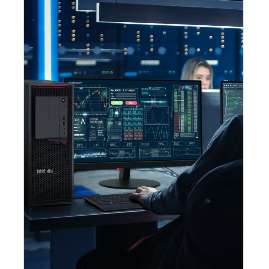 Lenovo ThinkStation P620 30E00042CA Workstation - 1 3975WX 3.50 GHz - 128 GB DDR4 SDRAM RAM - 1 TB SSD - Tower - Graphite Black 30E00042CA