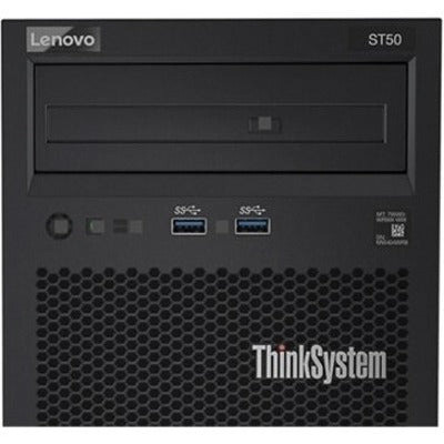 Lenovo ThinkSystem ST50 7Y48A02NNA 4U Tower Server - 1 x Intel Xeon E-2276G 3.80 GHz - 8 GB RAM - Serial ATA/600 Controller 7Y48A02NNA