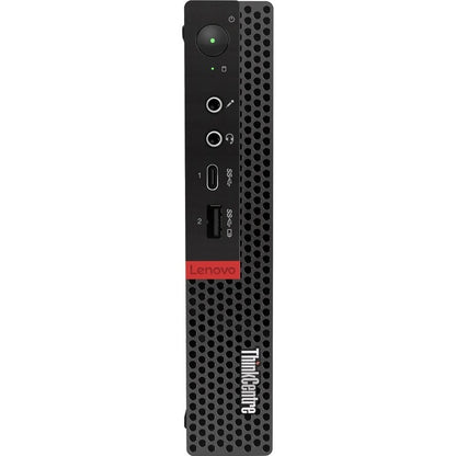 Ordinateur de bureau Lenovo ThinkCentre M720q 10T70054US - Intel Core i3 8e génération i3-8100T 3,10 GHz - 4 Go de RAM DDR4 SDRAM - Disque dur 500 Go - Minuscule - Noir corbeau 10T70054US