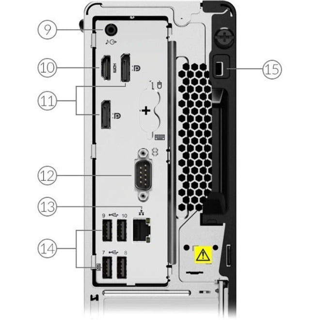 Ordinateur de bureau Lenovo ThinkCentre M70s 11DC003BUS - Intel Core i5 10e génération i5-10400 Hexa-core (6 cœurs) 2,90 GHz - 8 Go de RAM DDR4 SDRAM - SSD 512 Go - Petit facteur de forme 11DC003BUS