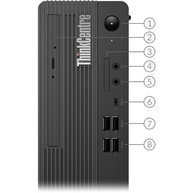Ordinateur de bureau Lenovo ThinkCentre M70s 11DC003BUS - Intel Core i5 10e génération i5-10400 Hexa-core (6 cœurs) 2,90 GHz - 8 Go de RAM DDR4 SDRAM - SSD 512 Go - Petit facteur de forme 11DC003BUS