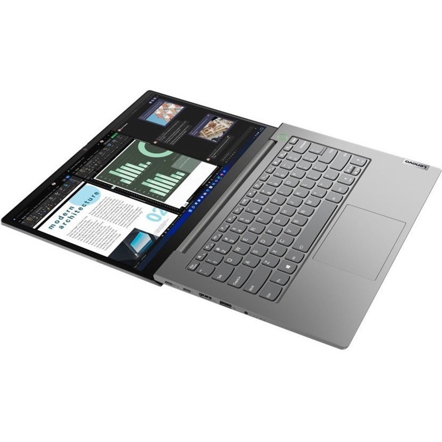 Ordinateur portable Lenovo ThinkBook 14 G4 IAP 21DH00D9CA 14" - Full HD - 1920 x 1080 - Intel Core i7 12e génération i7-1255U Deca-core (10 cœurs) - 8 Go de RAM totale - 8 Go de mémoire embarquée - SSD 512 Go - Gris minéral 21DH00D9CA