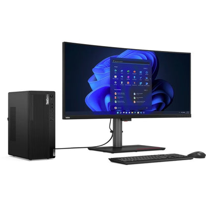 Ordinateur de bureau Lenovo ThinkCentre M80t Gen 3 11TE000ACA - Intel Core i5 12e génération i5-12500 Hexa-core (6 cœurs) 3 GHz - 8 Go de RAM DDR5 SDRAM - 256 Go de SSD M.2 PCI Express NVMe 4.0 - Tour - Noir corbeau 11TE000ACA