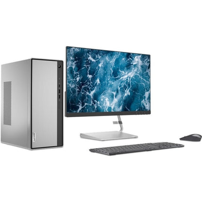 Ordinateur de bureau Lenovo IdeaCentre 5 14IMB05 90NA009AFZ - Intel Core i7 10e génération i7-10700 Octa-core (8 cœurs) 2,90 GHz - 16 Go RAM DDR4 SDRAM - 512 Go SSD PCI Express - Tour - Gris minéral 90NA009AFZ