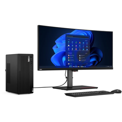 Ordinateur de bureau Lenovo ThinkCentre M80t Gen 3 11TE0000CA - Intel Core i5 12e génération i5-12500 Hexa-core (6 cœurs) 3 GHz - 16 Go RAM DDR5 SDRAM - 256 Go NVMe M.2 PCI Express PCI Express NVMe 4.0 x4 SSD - Tour - Noir 11TE0000CA