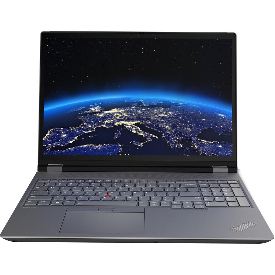 Station de travail mobile Lenovo ThinkPad P16 G1 21D60090US 16" - WQXGA - 2560 x 1600 - Intel Core i9 12e génération i9-12950HX Hexadéca-core (16 cœurs) 2,30 GHz - 16 Go de RAM totale - SSD 512 Go - Gris orage, noir tonnerre 21D60090US
